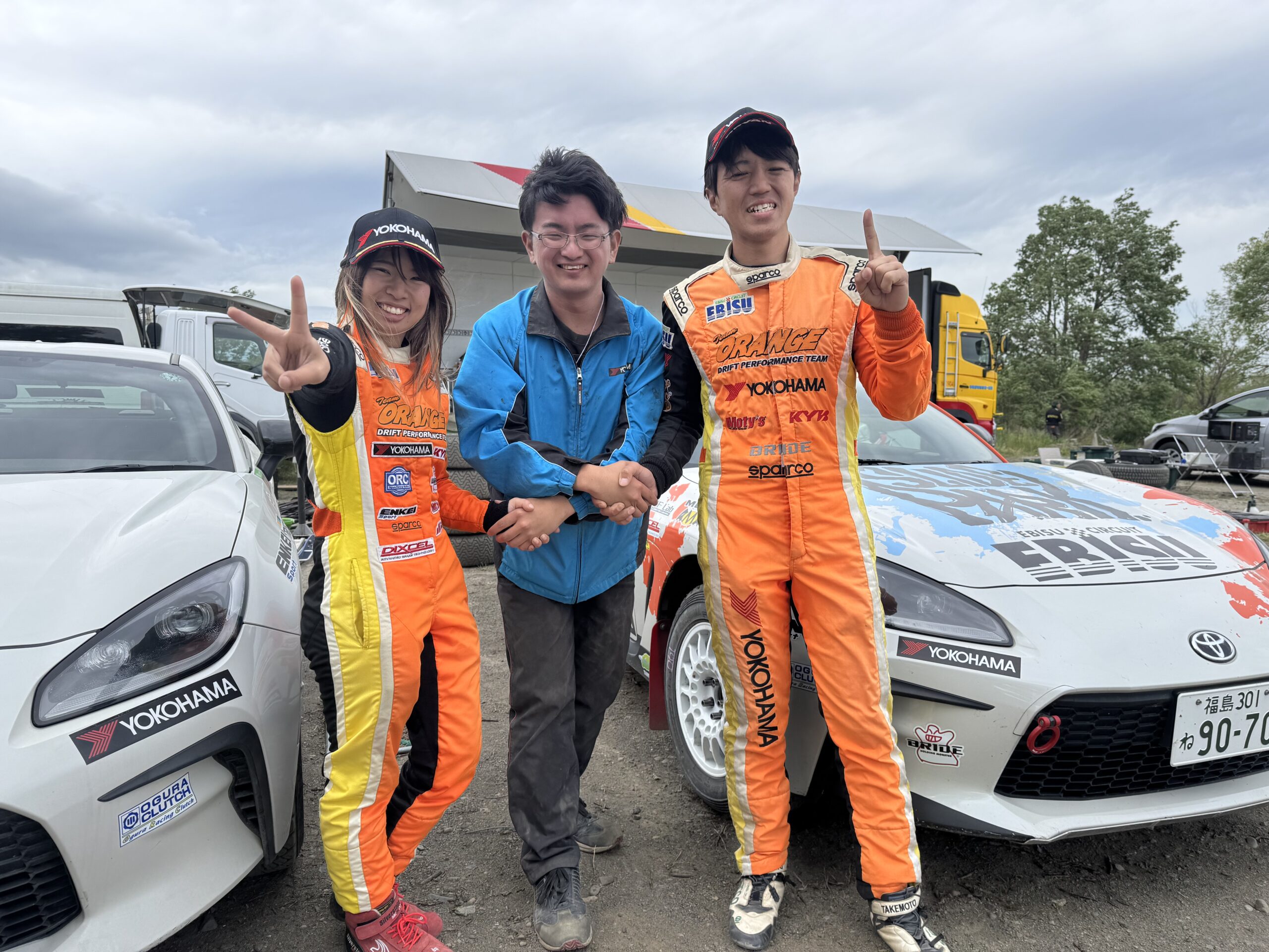 みっちー選手大躍進！Team ORANGEで1-2フィニッシュ！JAF全日本ダート